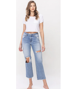 Vervet KENDALL HIGH RISE DAD CROP JEAN