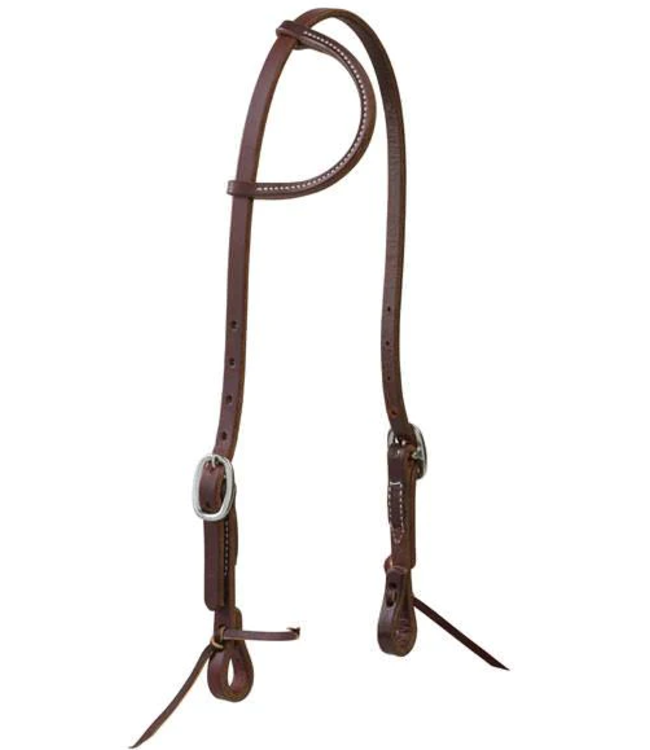 WORKING TACK SINGLE-PLY HEADSTALL WITH TIE ENDS