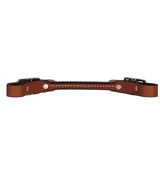Weaver BRIDLE LEATHER ROUNDED CURB STRAP, BROWN