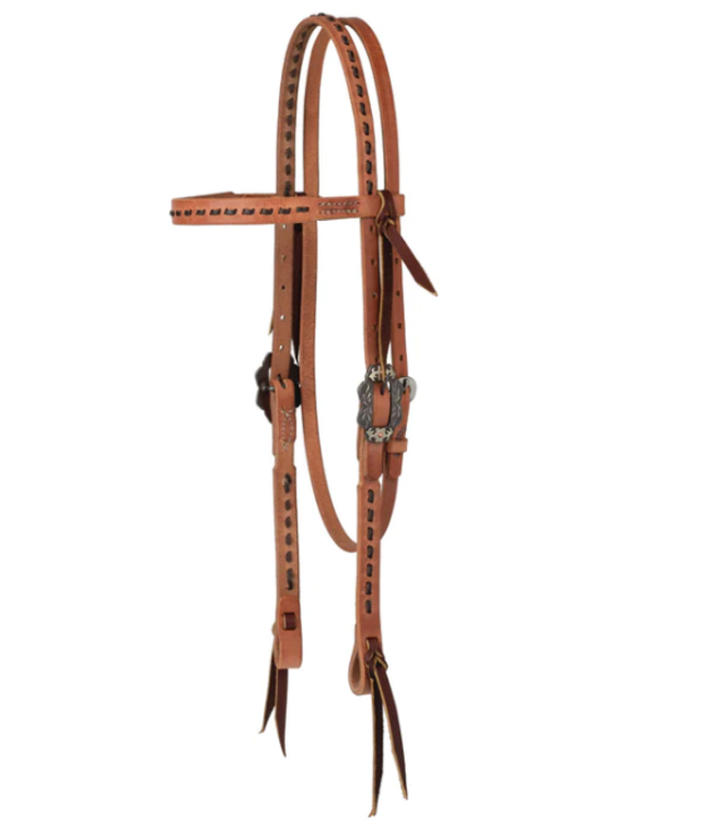 BUCKSTITCH HEADSTALL, HERMANN OAK® RUSSET, DAWN COLLECTION