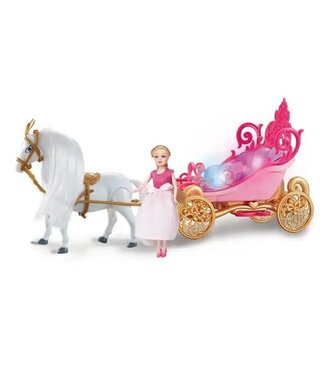 THE BEAUTIFUL PRINCESS HORSE AND CARRIAGE TOY SET