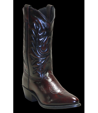 Abilene boot 12" BLACK CHERRY COWHIDE ROUND TOE BOOTS