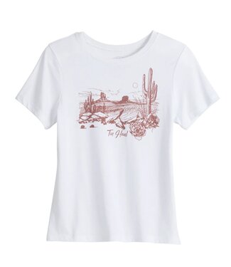 Tin Haul DESERT SCENE WHITE TEE