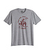 WEAR YOUR METAL OUT BRONC GRAY TEE