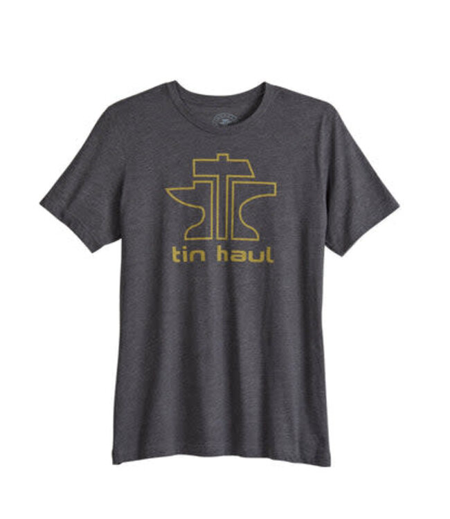 ANVIL AND HAMMER CHARCOAL TEE