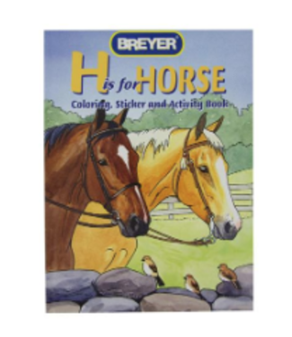 Breyer "H" IS FOR HORSE ACTIVITY & COLORING BOOK