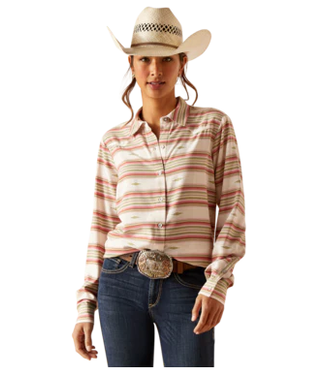 Ariat CROWHEART BUTTON DOWN L/S SHIRT- DESERT SERAPE