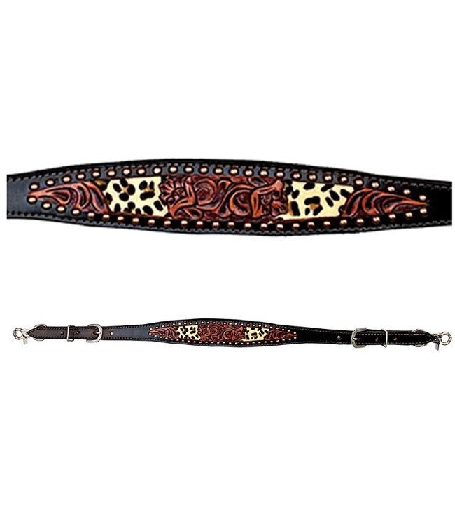 FLORAL CHEETAH PRINT WITHER STRAP