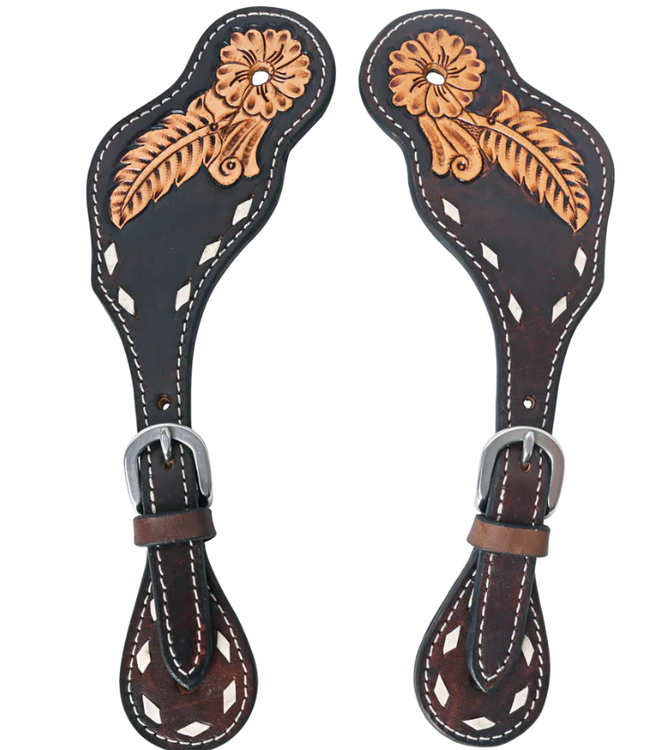 WESTERN LEATHER SPUR STRAPS