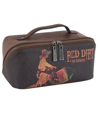 RED DIRT HAT CO LADIES COSMETIC CASE ROCKET COWGIRL
