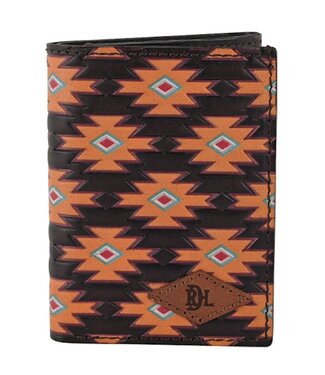 RED DIRT HAT CO TRIFOLD WALLET SOUTHWEST PATTERN