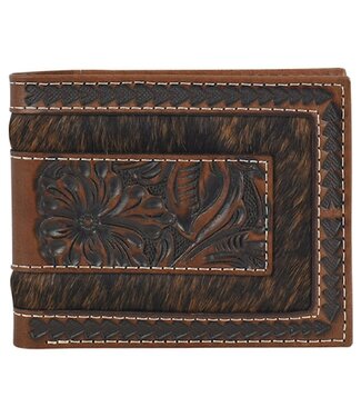 Justin BIFOLD WALLET GENUINE LEATHER W/ TOOLING