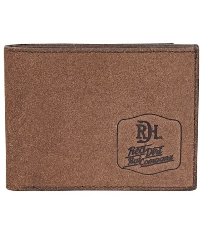 MENS BIFOLD WALLET ROUGHOUT LEATHER