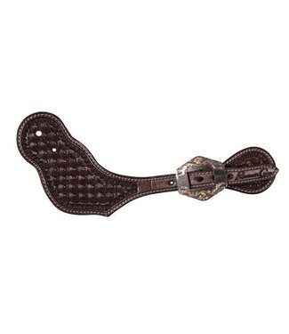 Professional's Choice CHOCOLATE CARAPACE SPUR STRAPS