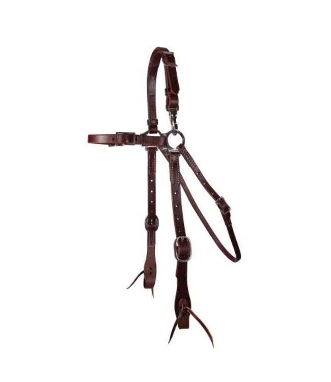 MULE HEADSTALL WITH SNAP CROWN