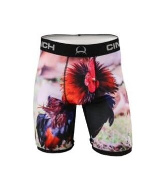 Cinch ROOSTER PRINT 9" BOXER BRIEF