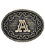 A915 OVAL INITIAL BUCKLE