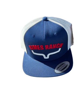 Kimes Ranch FLATLANDS TRUCKER CAP- NAVY (OSFA)