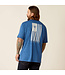 CHARGER ARIAT SPIRITED T-SHIRT- MONACO BLUE