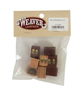 Weaver LEATHER LOOPS, 5/8"