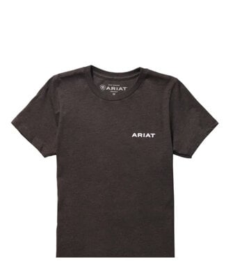 Ariat ROUNDABOUT TEE- CHARCOAL HEATHER