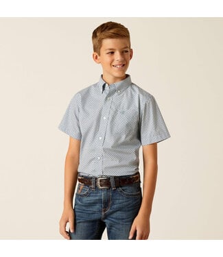 Ariat EDGAR CLASSIC FIT SHIRT- BLUE HEAVEN