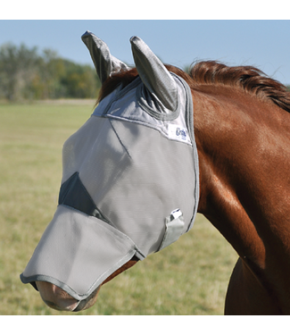 Cashel CRUSADER FLY MASK LONG NOSE WITH EARS