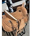 12” Ranch Pony Saddle w/rawhide pencil roll seat