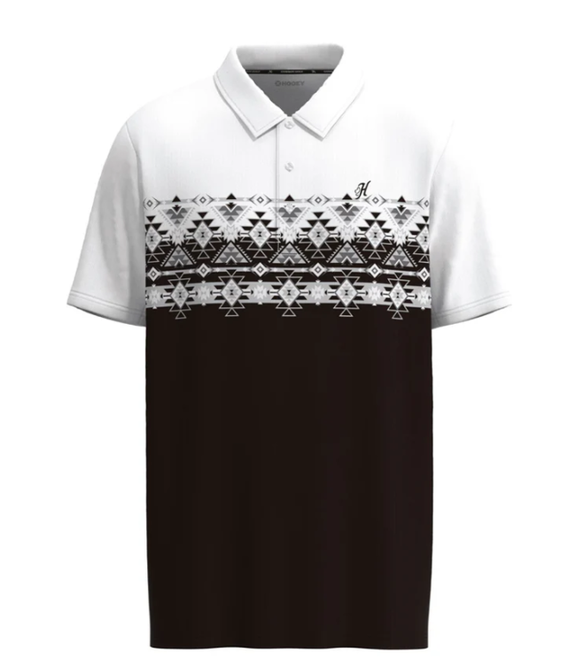 "THE WEEKENDER" AZTEC/BLACK POLO