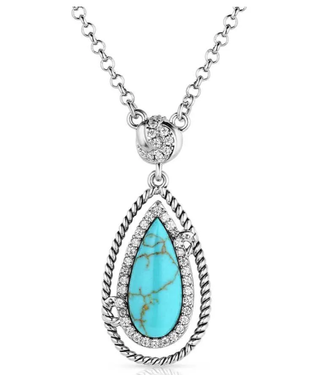 Montana SilverSmiths TIED & TRUE TURQUOISE NECKLACE