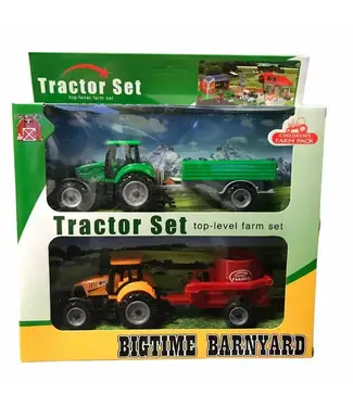 Bigtime Barnyard TRACTOR TRAILER SET