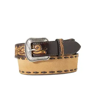 3D ROUGHOUT FLORAL TOOLING TAPERED BELT