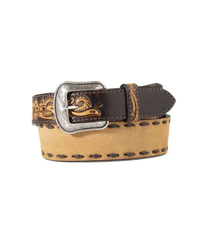ROUGHOUT FLORAL TOOLING TAPERED BELT