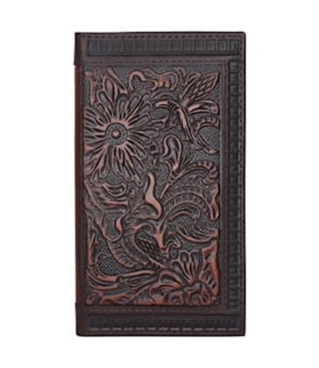 GENUINE RODEO WALLET TOOLED AND EMBOSSED
