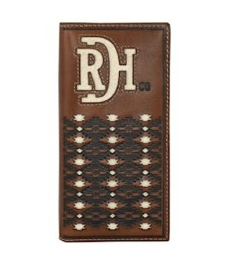 RED DIRT HAT CO RODEO WALLET EMBOSSED W/ IVORY INLAY