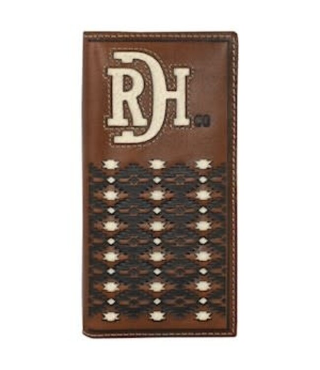 RODEO WALLET EMBOSSED W/ IVORY INLAY