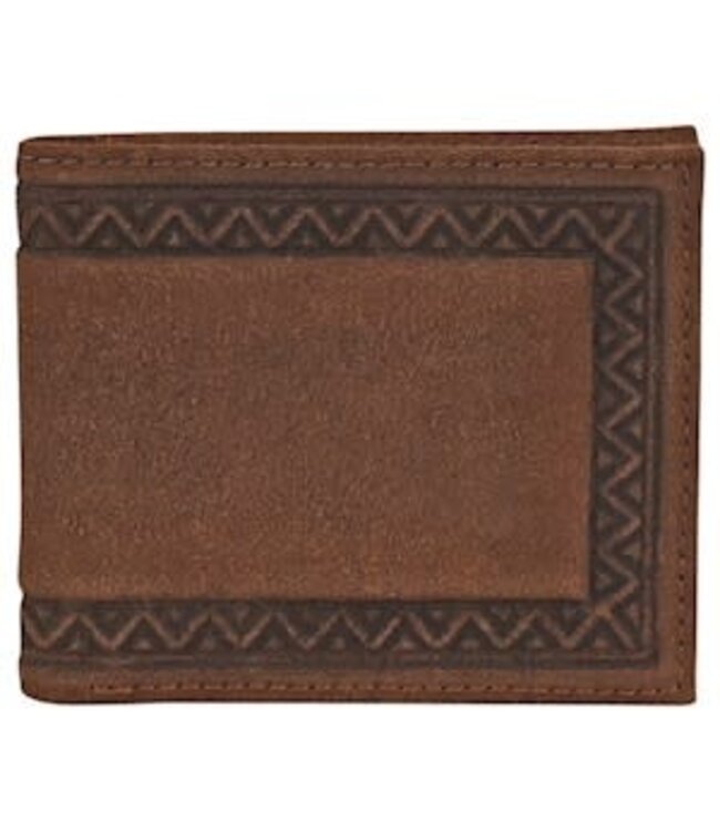 SLIM BIFOLD WALLET ROUGHOUT LEATHER