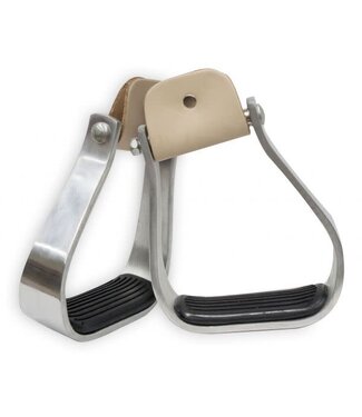 Showman ANGLED OFFSET ALUMINUM STIRRUPS WITH REMOVABLE TREAD