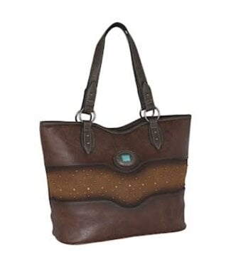 Justin TOTE TONAL W/ STUDS AND CONCHO