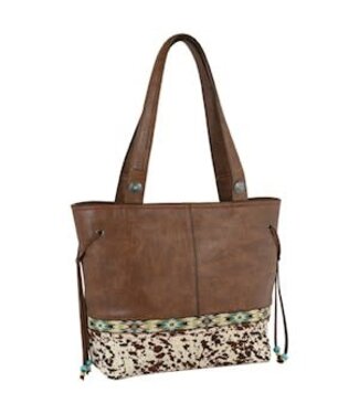 Justin TOTE PAINTED PONY HAIR-ON HIDE