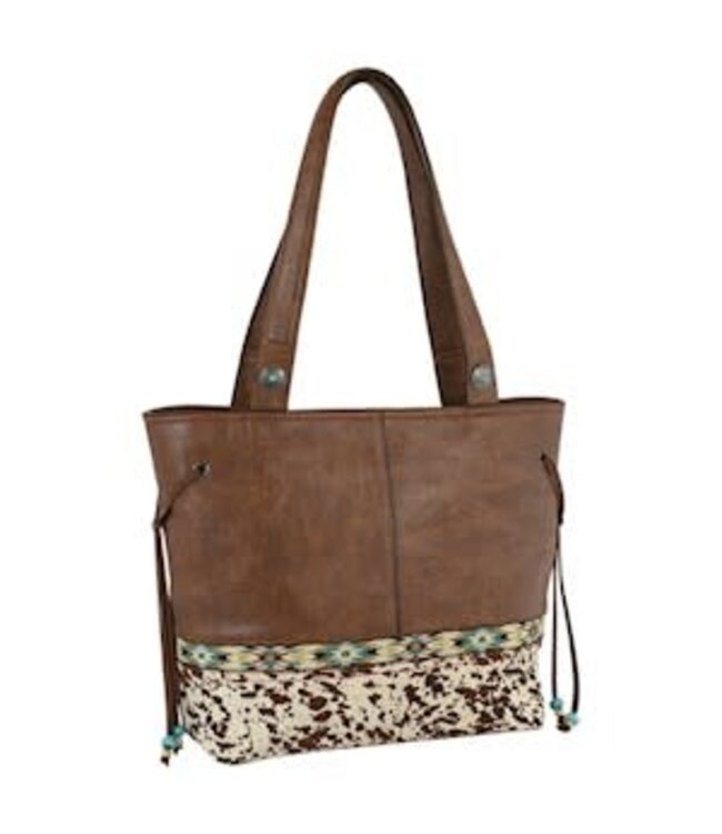 TOTE PAINTED PONY HAIR-ON HIDE