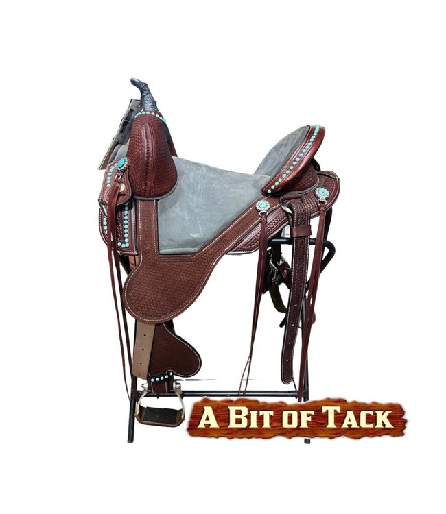 15.5" Circle Y Tammy Fischer Treeless Saddle - Wide Fit