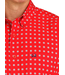 ARENAFLEX RED PRINT SHORT SLEEVE SHIRT