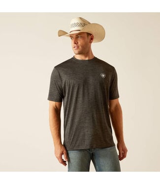 Ariat CHARGER CRESTLINE TEE- CHARCOAL