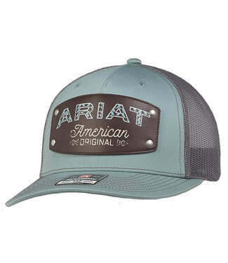 Ariat LEATHER PATCH BLUE/GRAY CAP
