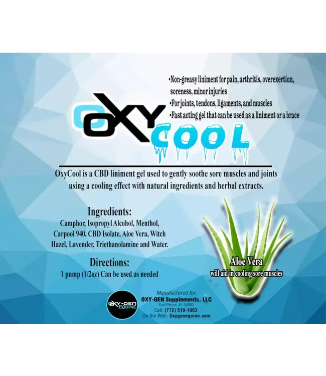 OXY COOL CBD LINIMENT GEL