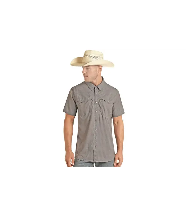 COWBOY GRAY SHORT SLEEVE SHIRT