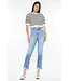 ANGELA HIGH RISE SLIM CROP STRAIGHT JEANS