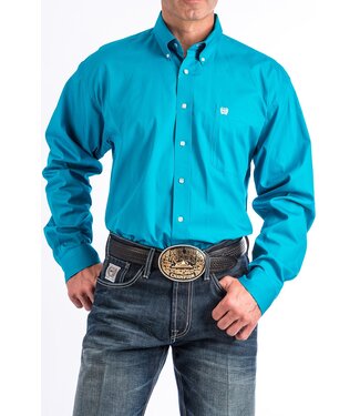 Cinch SOLID TURQUOISE BUTTON DOWN SHIRT