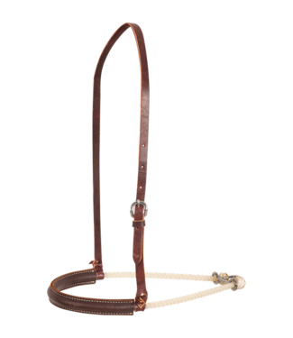 Martin Saddlery SINGLE ROPE NOSEBAND WITH LEATHER COVER